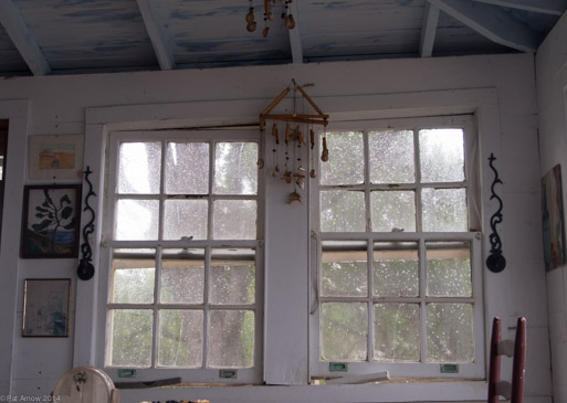 Summer rain in the country